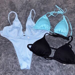 Hollister Bikinis (1 set, 2 tops) - must go together!